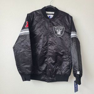 Starter NFL Las Vegas Raiders Jacket LS200167 Size M Black